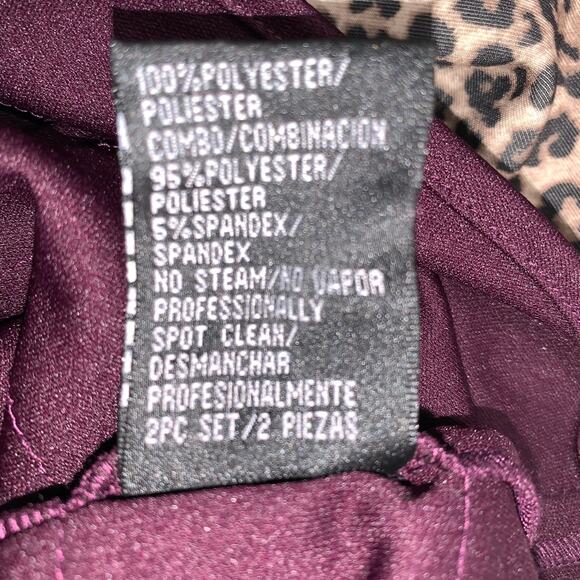 SL Fashions Women’s Size 12 Purple Tiered Ruffle Cocktail Dress with Bolero Jack - Picture 5 of 16